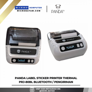 PANDA LABEL STICKER PRINTER THERMAL PRJ-80BL BLUETOOTH / PENGIRIMAN
