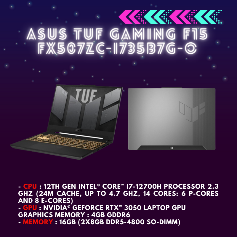 Asus Tuf Gaming F Fx Zc I B G O I H Rtx Gb