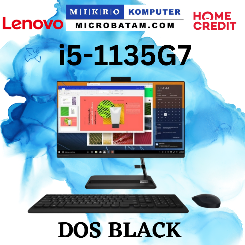 PCAIO LENOVO 3 22ITL6 BEIDi5-1135G7 4GB 512GB 21.5" DOS BLACK 