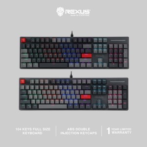 Rexus KX5 Heroic Series RGB KX-5 blue switch 