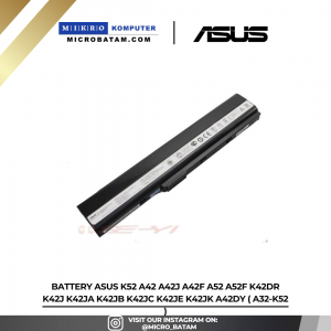 Battery Asus K52 A42 A42J A42F A52 A52F K42DR K42J K42JA K42JB K42JC K42JE K42JK A42DY ( A32-K52 )