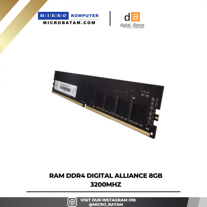 RAM DDR4 DIGITAL ALLIANCE 8GB 3200MHZ
