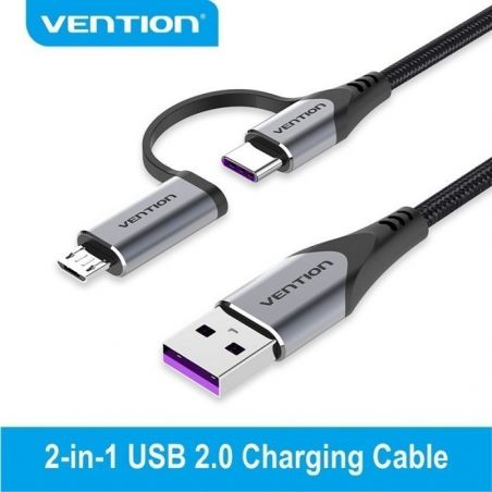 Vention Kabel USB-C to Micro Adapter Type C to Micro USB OTG CQFHD