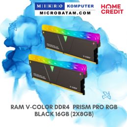RAM V-COLOR DDR4PRISM PRO RGB BLACK 16GB (2X8GB)