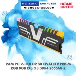 RAM PC V-COLOR SKYWALKER PRISM RGB 8GB 1X8 GB DDR4 2666Mhz