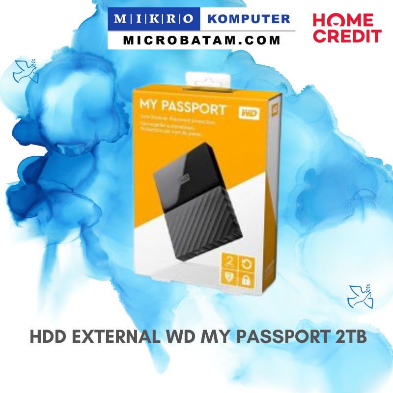 HDD EXTERNAL WD MY PASSPORT 2TB