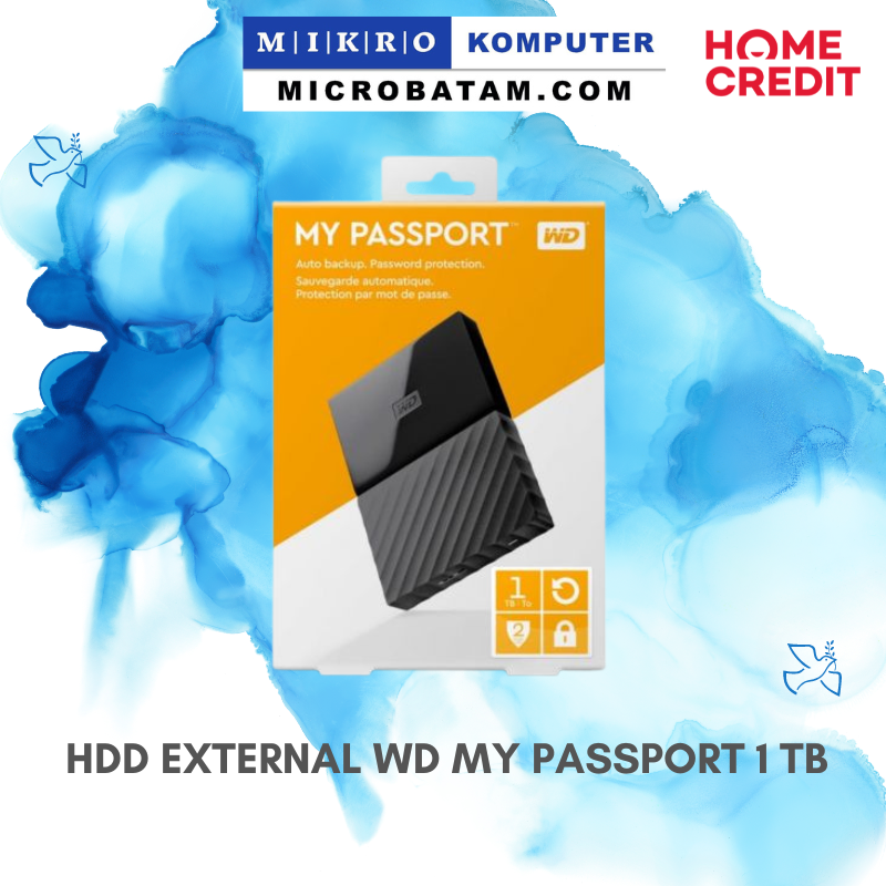 HDD EXTERNAL WD MY PASSPORT 1 TB