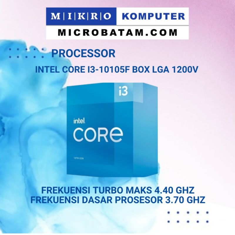 CPU Intel Core I3-10105F Box LGA 1200
