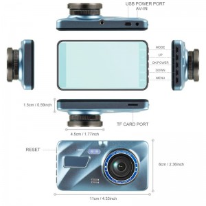 Dashcam kamera mobil Anytek A10 kamera dashboard