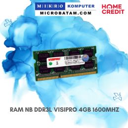 RAM NB DDR3L VISIPRO 4GB 1600MHZ