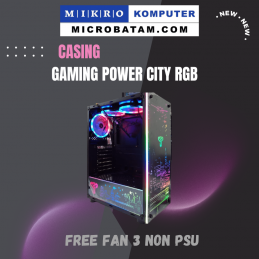 CASING GAMING POWER CITY RGB FAN 3 RGB