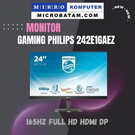 MONITOR GAMING PHILIPS 242E1GAEZ 165Hz Full HD HDMI DP