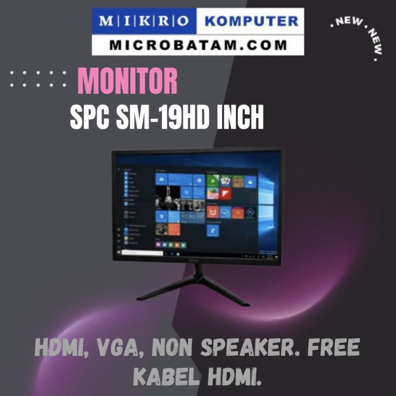 MONITOR SPC SM-19HD INCH 