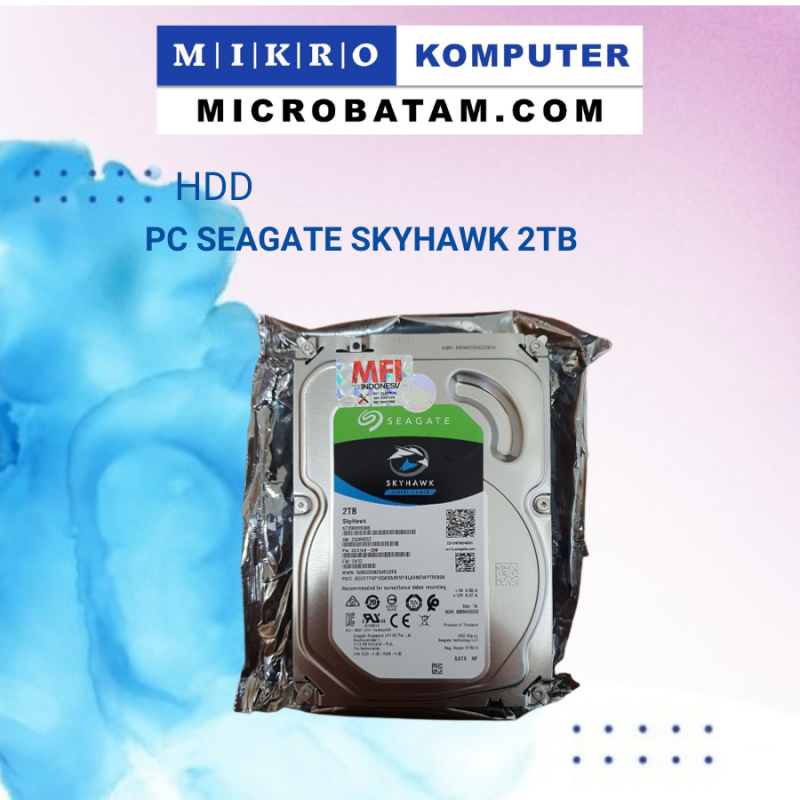  HDD PC Seagate SkyHawk Harddisk 2TB