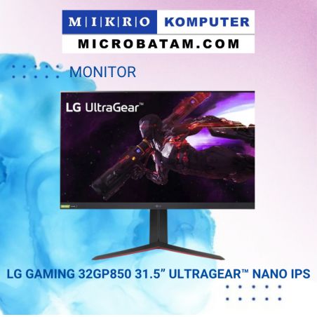 Monitor LG Gaming 32GP850 31.5” UltraGear™ Nano IPS