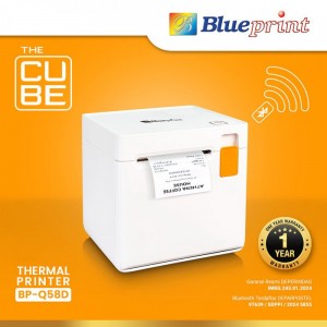 BLUEPRINT Thermal Printer / Printer Struk / Printer Kasir 58mm PPOB Q58D USB + BLUETOOTH + RJ11