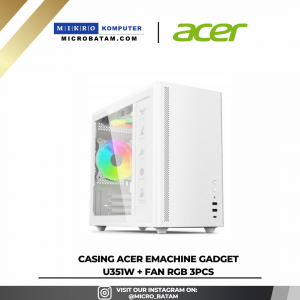 Casing Acer Emachine Gadget U351W + FAN RGB 3PCS