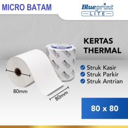 THERMAL PAPER ROLL 80X80 LITE