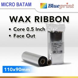 WAX RIBBON 100 X 90 FOR THERMAL TRANSFER PRINTER