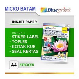 INKJET STICKER A4 20Sheet, 120um (TERATAI)