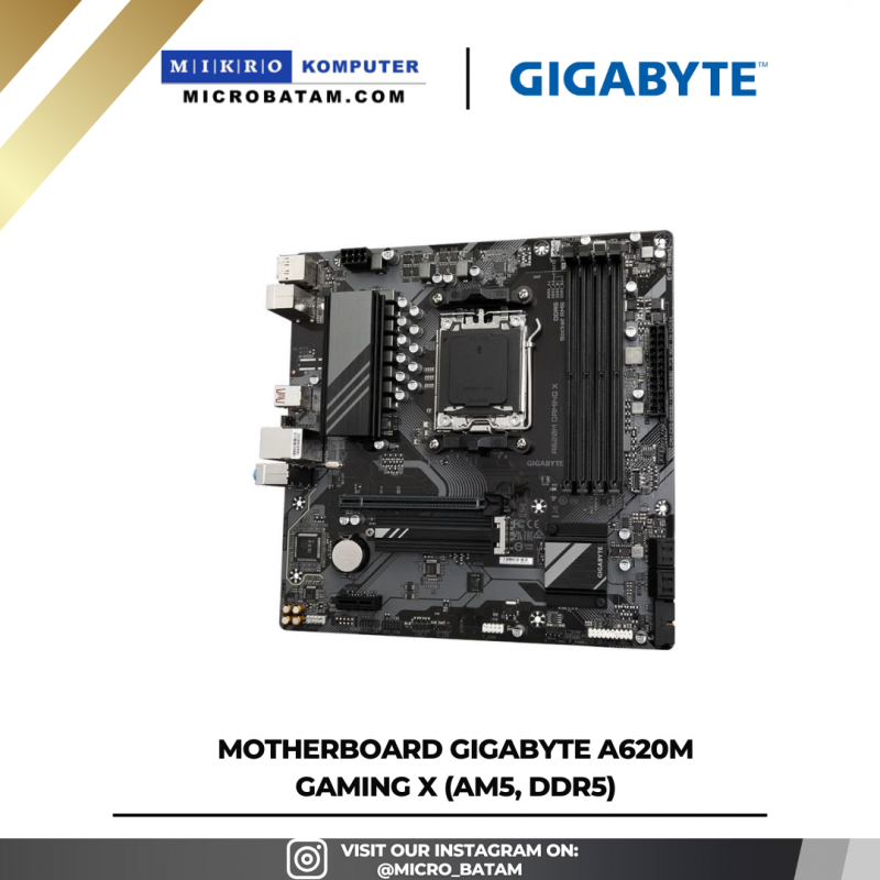 Motherboard Gigabyte A620M GAMING X (AM5, DDR5) Motherboard Gigabyte A620M GAMING X (AM5, DDR5)