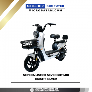 SEPEDA LISTRIK SEVENBOT M10 BRIGHT SILVER