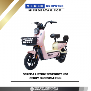 SEPEDA LISTRIK SEVENBOT M10 CERRY BLOSSOM PINK