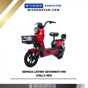 SEPEDA LISTRIK SEVENBOT M10 CHILLY RED