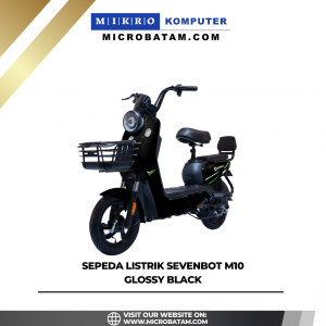 SEPEDA LISTRIK SEVENBOT M10 GLOSSY BLACK\