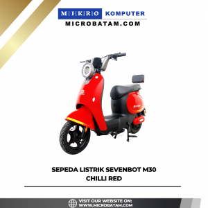 SEPEDA LISTRIK SEVENBOT M30 CHILLI RED
