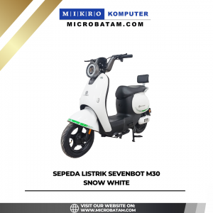 SEPEDA LISTRIK SEVENBOT M30 SNOW WHITE