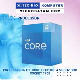 PROCESSOR INTEL CORE I3 13100F 4.50 GHz BOX SOCKET 1700 GARANSI 