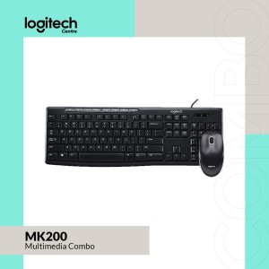 COMBO LOGITECH MK200 Keyboard & Mouse USB