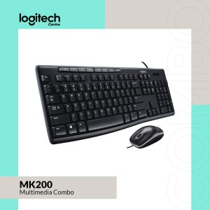 COMBO LOGITECH MK200 Keyboard & Mouse USB