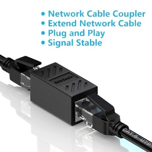 Barel RJ45 1 ke 1 / barel rj45 besi hitam / barel rj45 besi