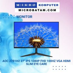 AOC 27B1H2 27" IPS 1080p FHD 100Hz VGA HDMI Slim Eye Care