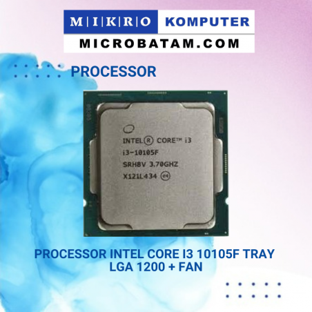 Processor intel coreI3 10105f TRAY LGA 1200 + fan