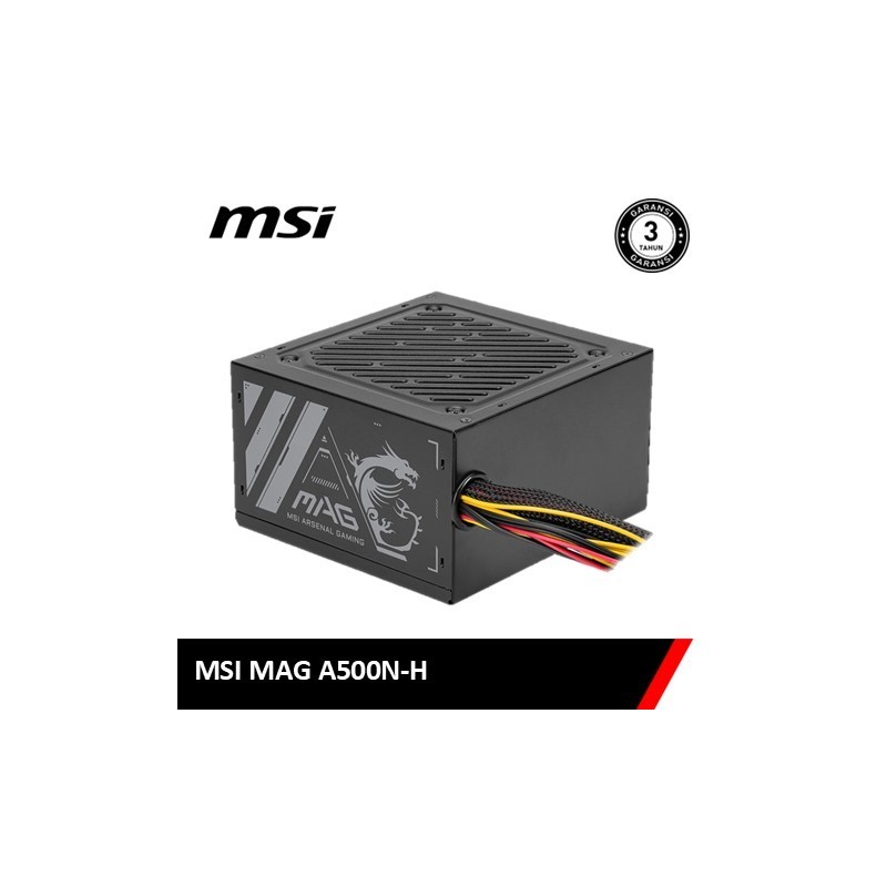 MSI MAG A500N-H Power Supply 500W MSI MAG A500N-H Power Supply 500W
