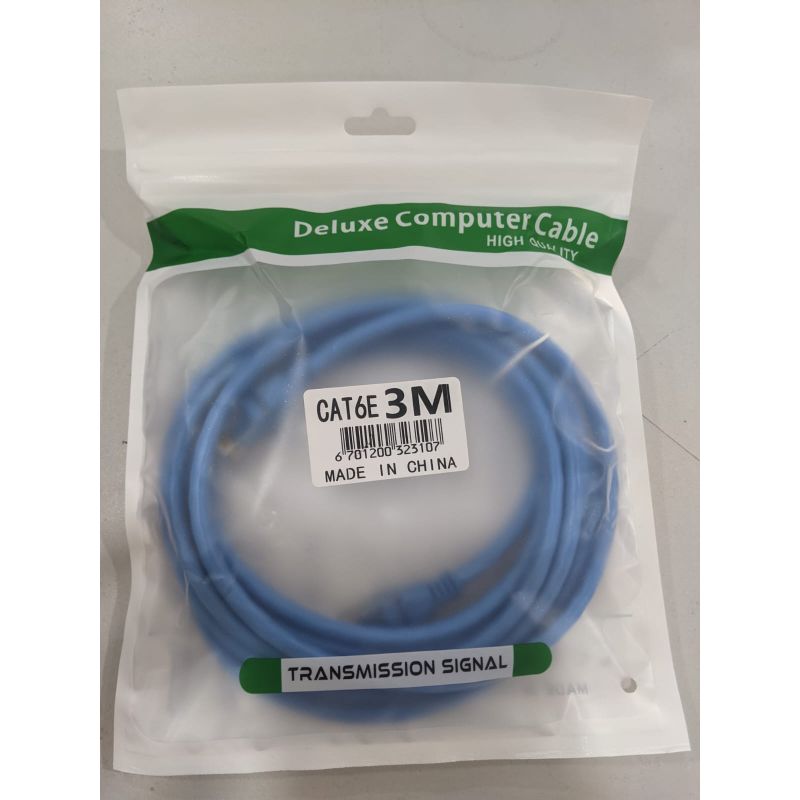 KABEL LAN CAT6E DELUXE COMPUTER CABLE 3 METER