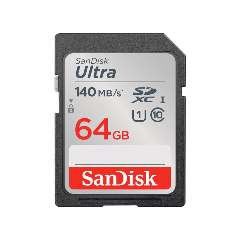 SD CARD SANDISK ULTRA SDXC 64GB (SDSDUNB-064G-GN6IN) 140MB