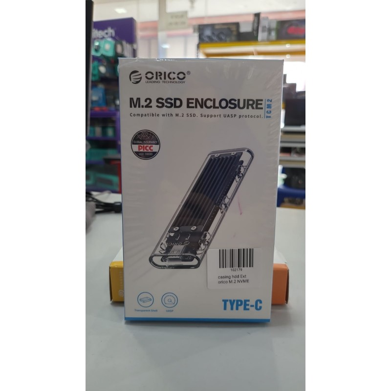 ORICO NVME M.2 SSD ENCLOSURE TCM2-C3