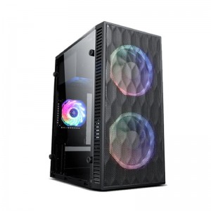 Casing RAPTOR POWERMAX 770 - with PSU NERRO-600 & 2 FAN RGB + USB 3.0