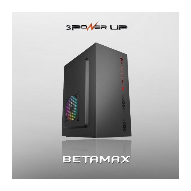 CASE POWER UP BETAMAX WITH PSU NERO 225 CASE POWER UP BETAMAX WITH PSU NERO 225
