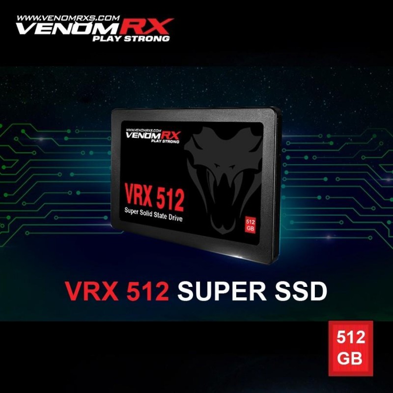 VenomRX Super SSD512 GB SATA III VenomRX Super SSD512 GB SATA III