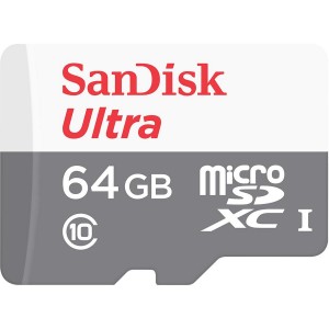 MICROSD SANDISK ULTRA SDXC 64GB (SDSQUAB-064G-GN6MN) 140MB