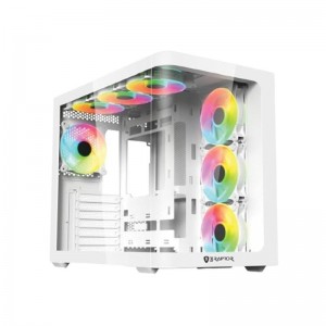 CASING GAMING RAPTOR X-ONE TEMPERED GLASS ATX WHITE