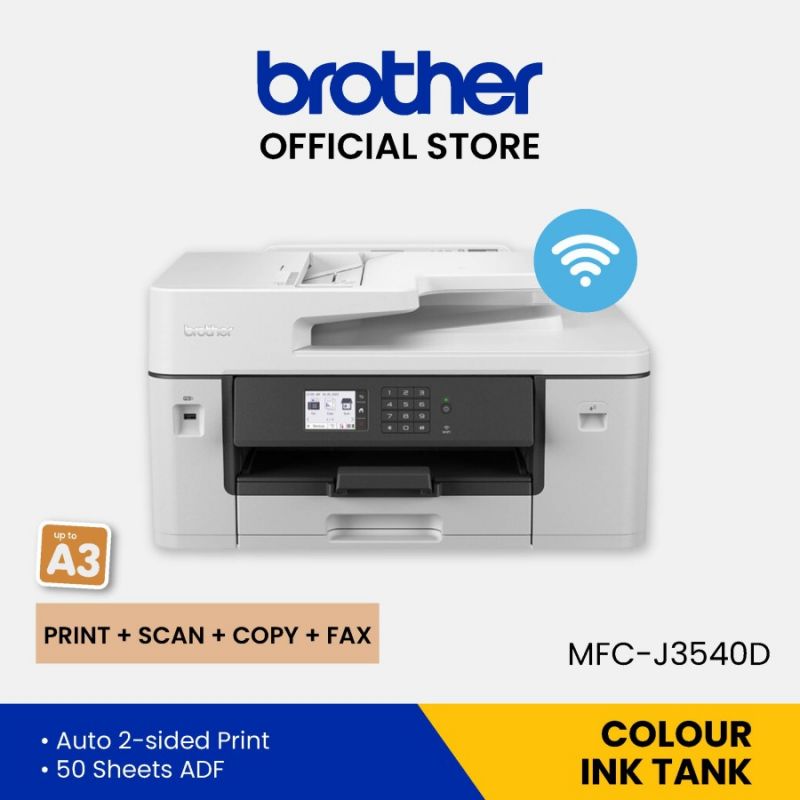 BROTHER Printer A3 Inkjet MFC J3540DW Duplex Wifi