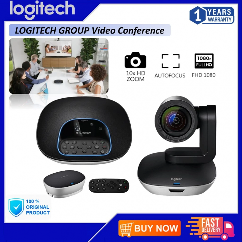 LOGITECH GROUP CC3500e Video Live Meeting Conference Camera HD 