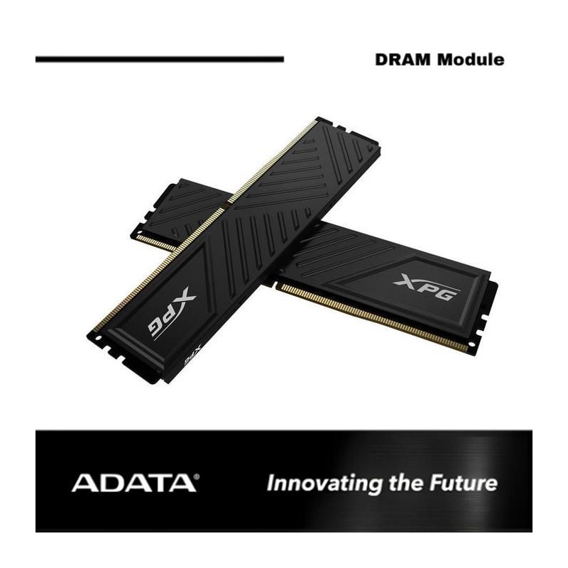 ADATA XPG RAM LONGDIMM DDR4 32GB (16GBX2) 3200MHZ GAMMIX D35 BLACK ADATA XPG RAM LONGDIMM DDR4 32GB (16GBX2) 3200MHZ GAMMIX D35 BLACK
