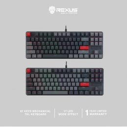 Rexus Keyboard Gaming Heroic KX4 BLACK / RED